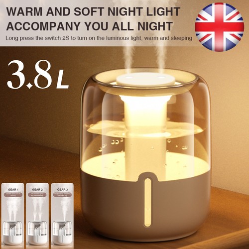 Cool mist air humidifier - mist, 3.8l