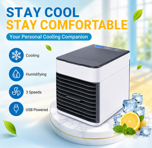 Portable mini air cooler - portable, usb