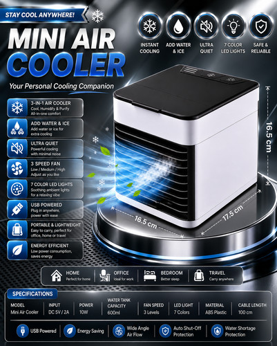 Mini usb air - usb, cooler