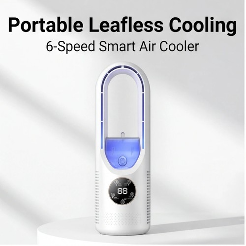 Desk bladeless fan - fan, w/